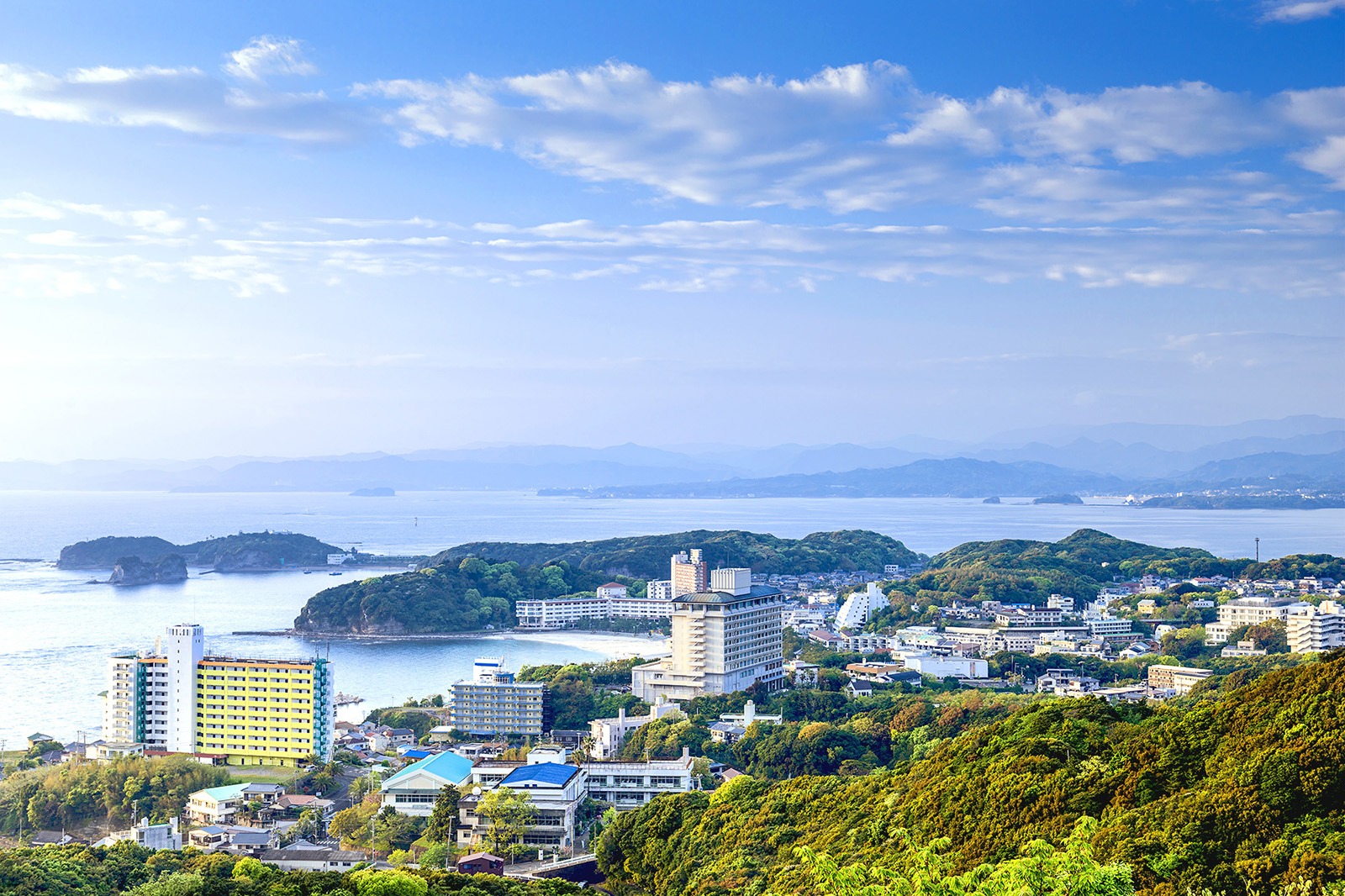 白浜温泉の風景