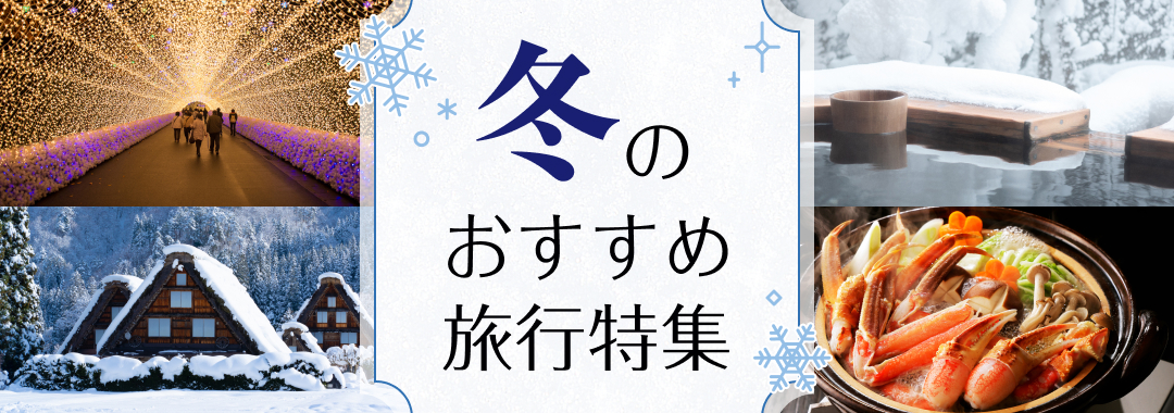 冬の旅行イメージ