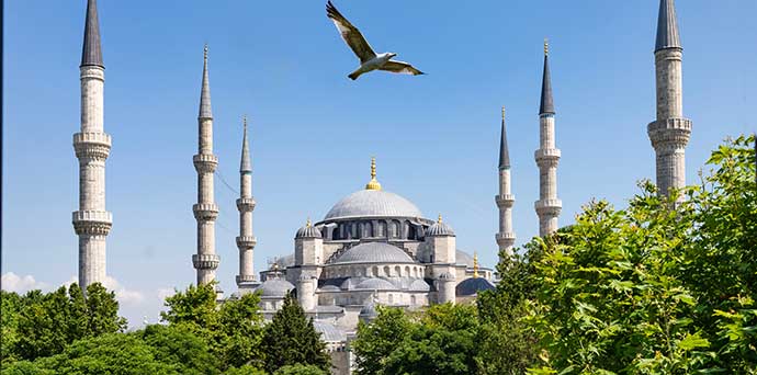 ブルーモスクの写真